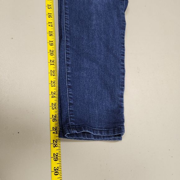 Democracy Womens Ab Technology Mid Rise Ankle Jeans Size 12 Dark Wash - Picture 6 of 7